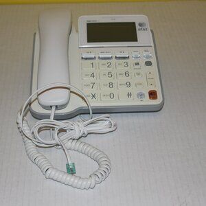 AT&T WHITE PHONE - DIGITAL ANSWERING SYSTEM
